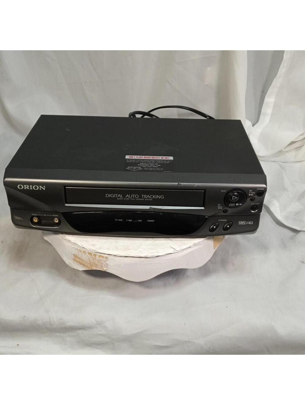 Orion VR0211 4-Head VCR VHS Player Digital Auto Tracking AV Tested Working